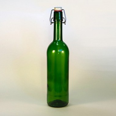 Бутылка бугельная (зеленая) 0,75