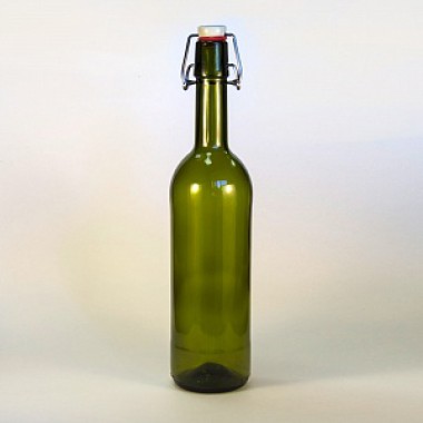 Бутылка бугельная (оливковая) 0,75